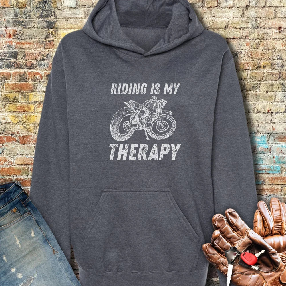 Therapy Hoodie - Dark Heather