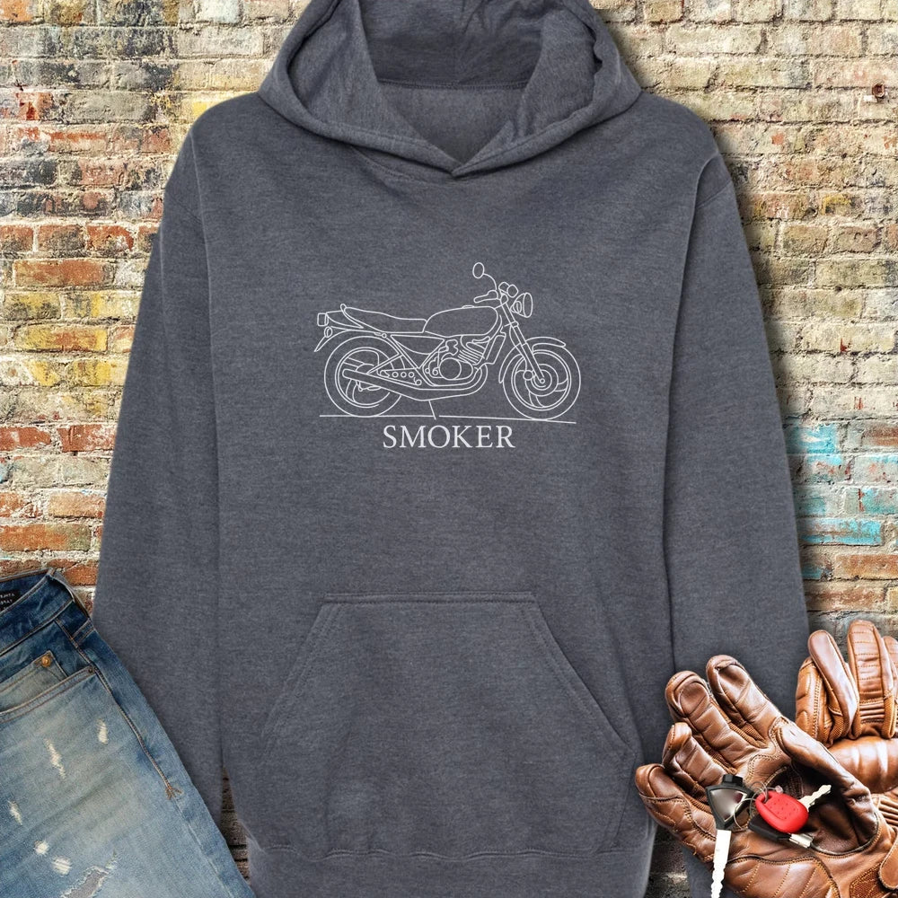 Smoker Hoodie - Dark Heather