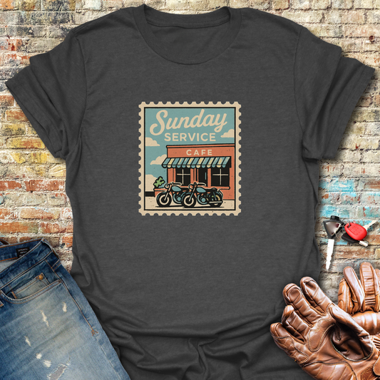 Sunday Service T-Shirt - Dark Heather