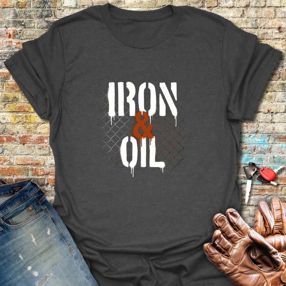 Iron Oil T-Shirt - Dark Heather