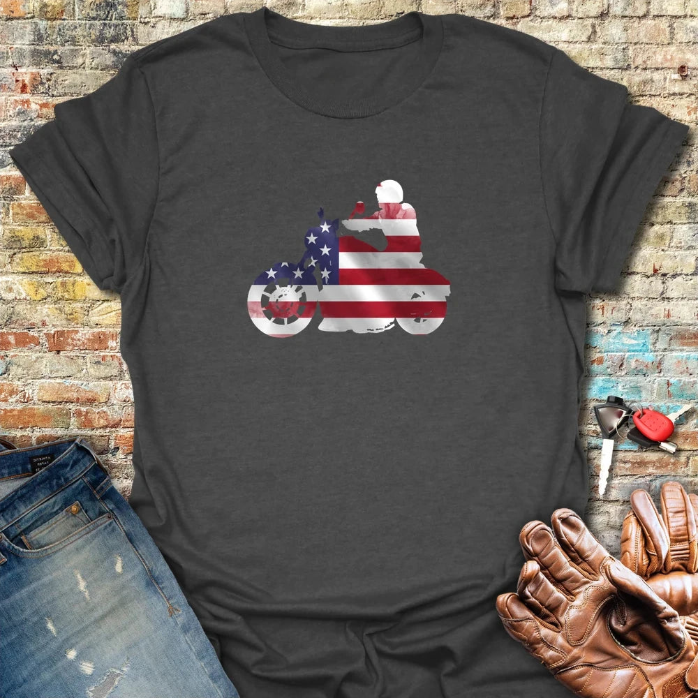 Old Glory T-Shirt - Dark Heather