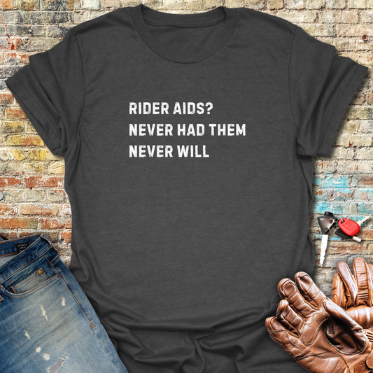 Rider Aids T-Shirt - Dark Heather