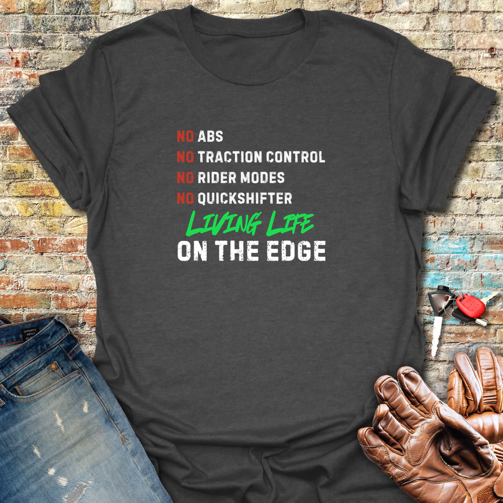 On The Edge T-Shirt - Dark Heather