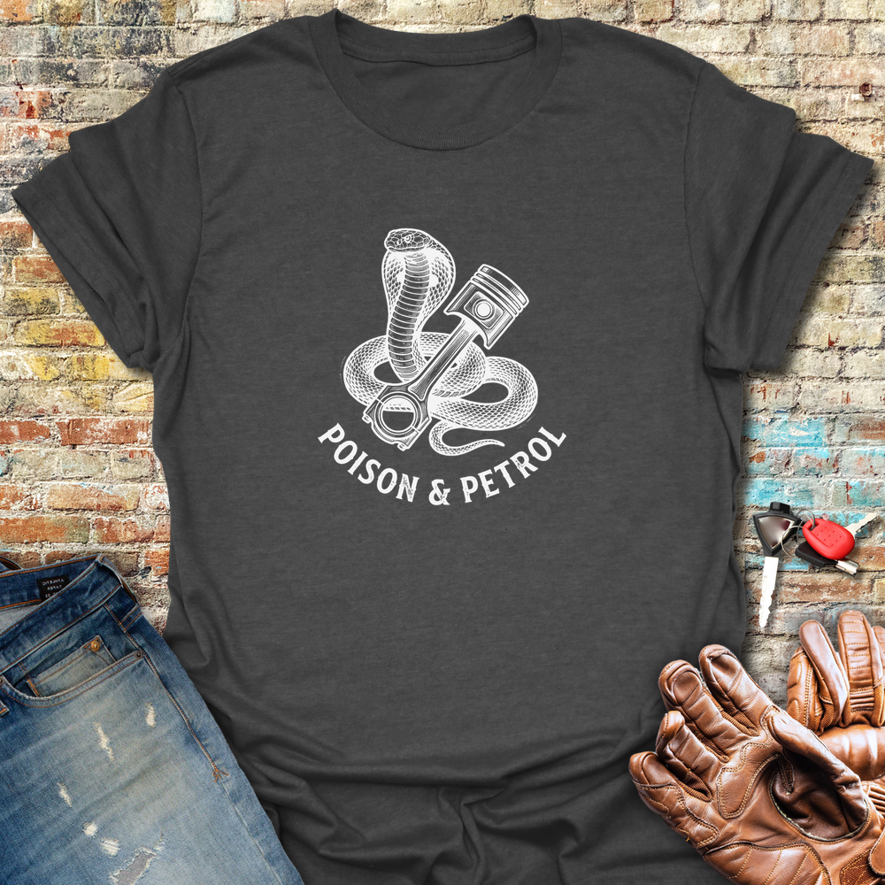Poison Petrol T-Shirt - Dark Heather