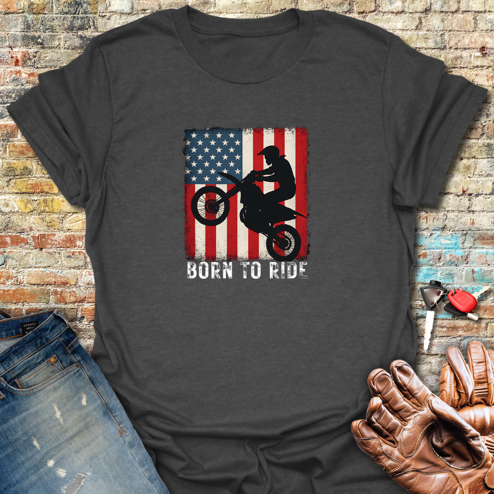 Motox Usa T-Shirt - Dark Heather