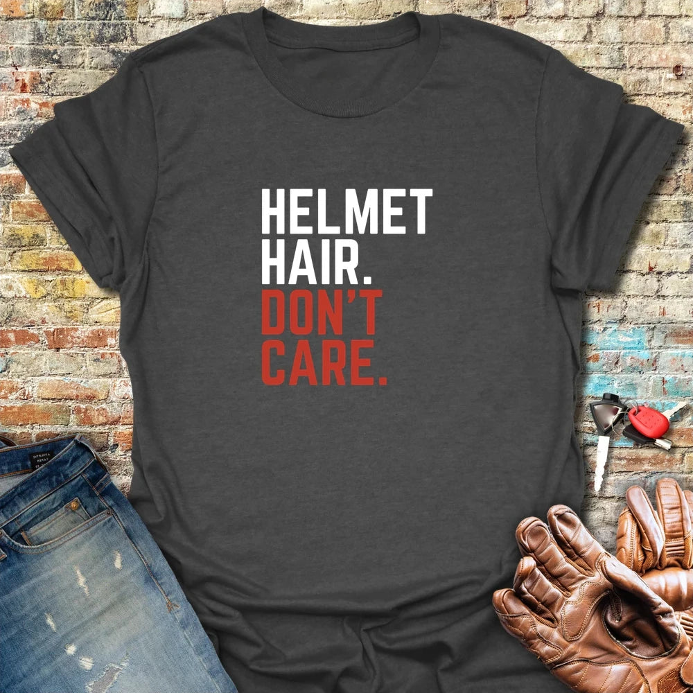 Don't Care T-Shirt - Dark Heather