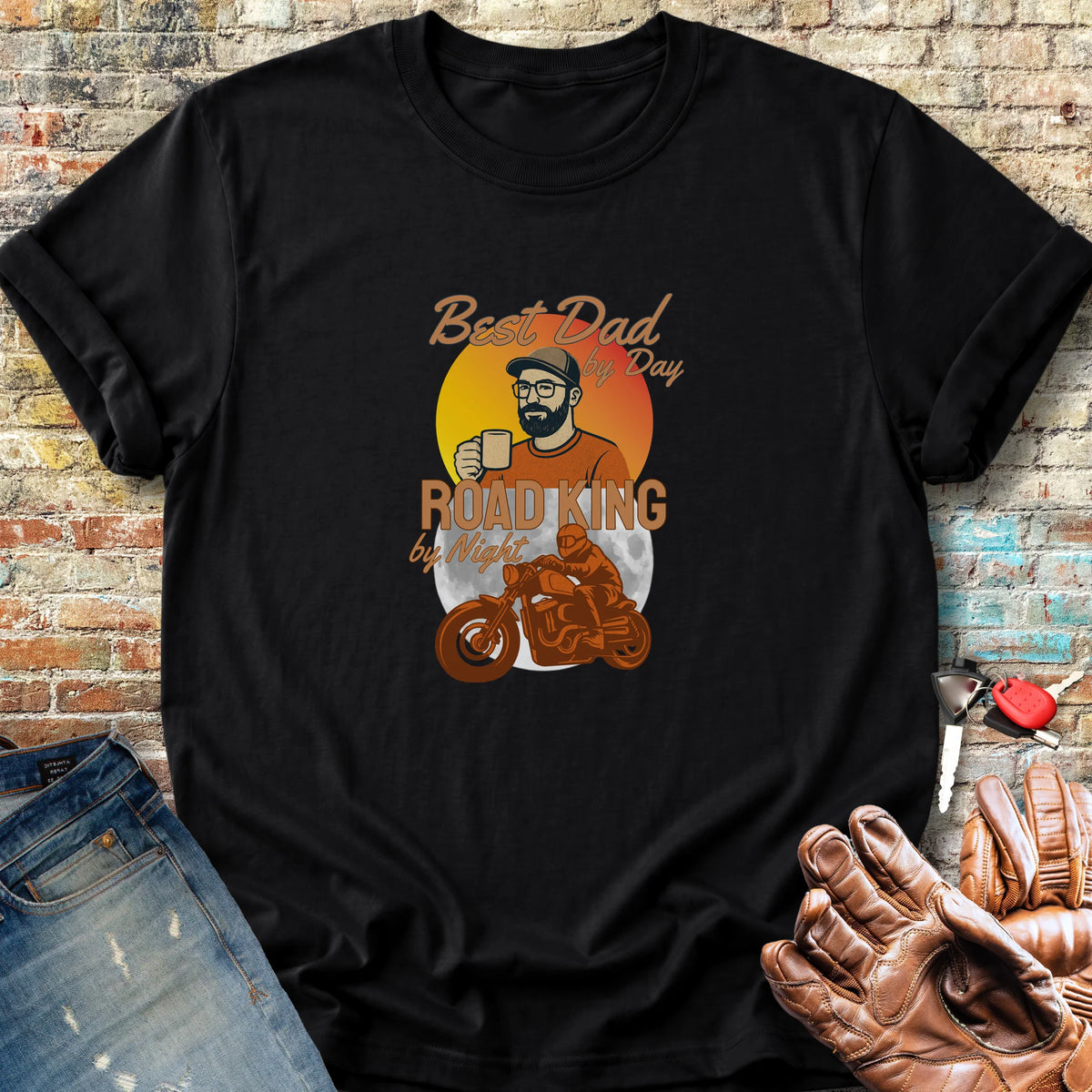 Day Night Classic T-Shirt - Black
