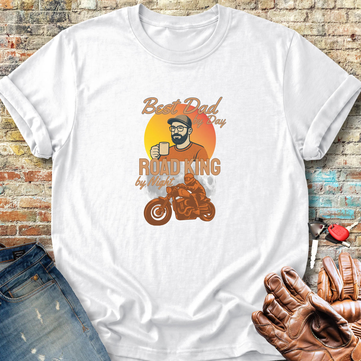 Day Night Classic T-Shirt - White