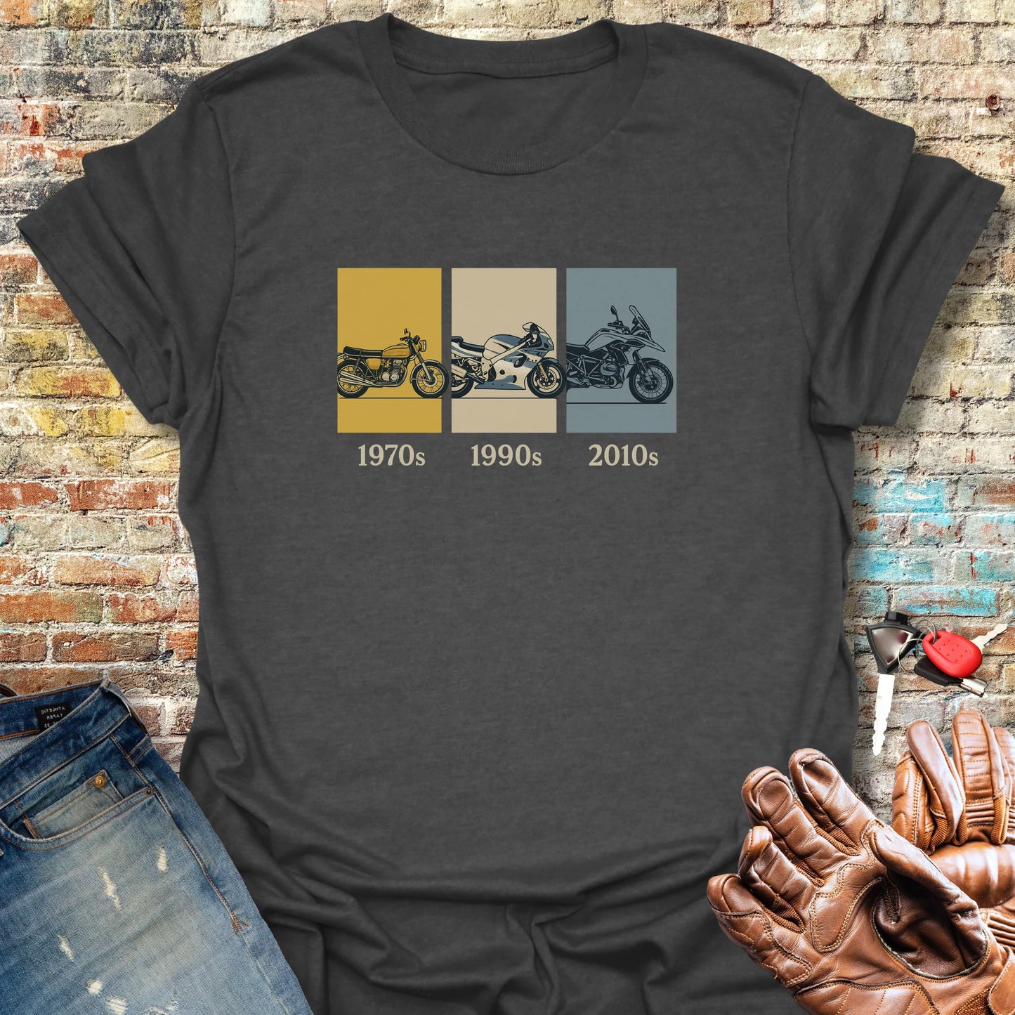 Decades T-Shirt - Dark Heather