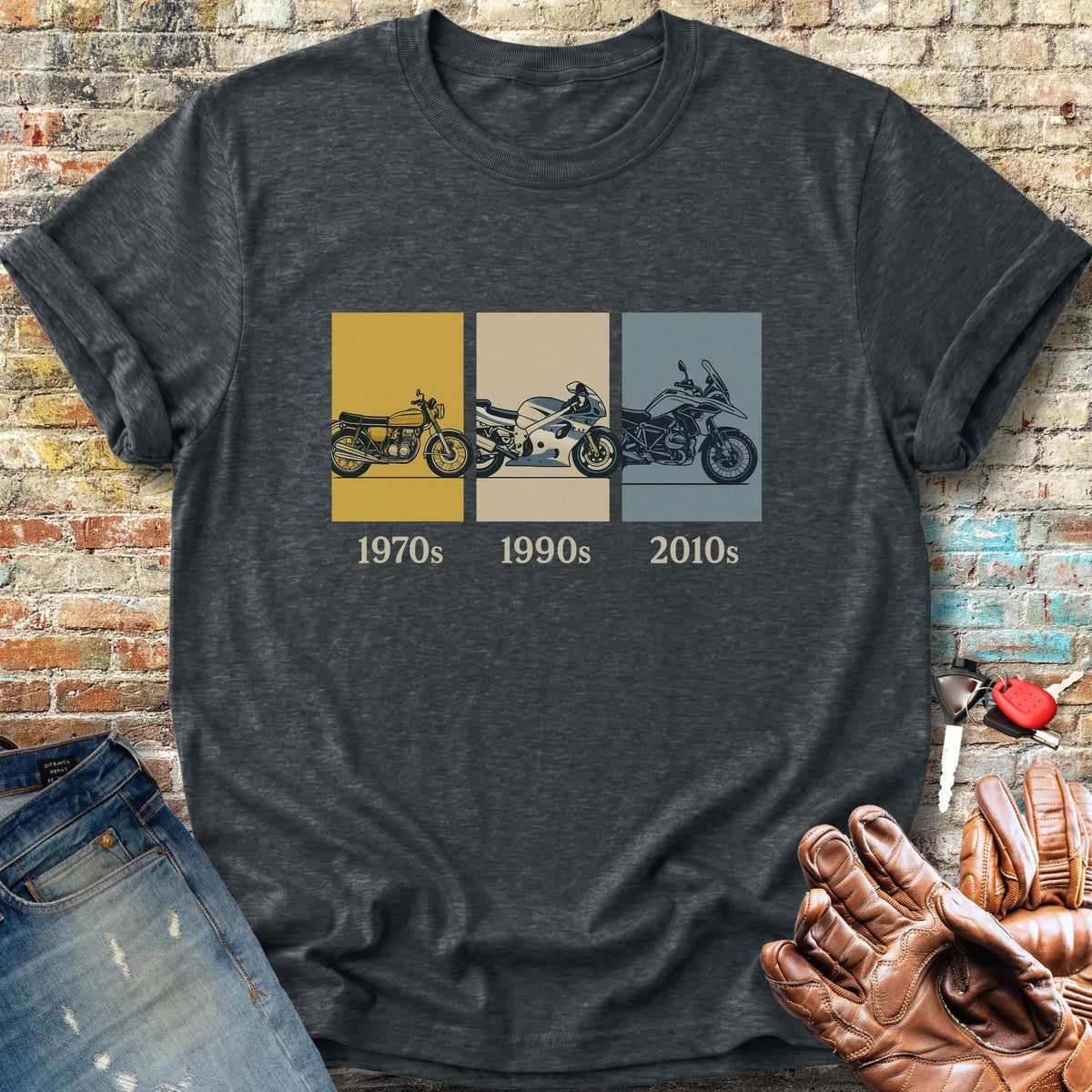 Decades Classic T-Shirt - Dark Heather