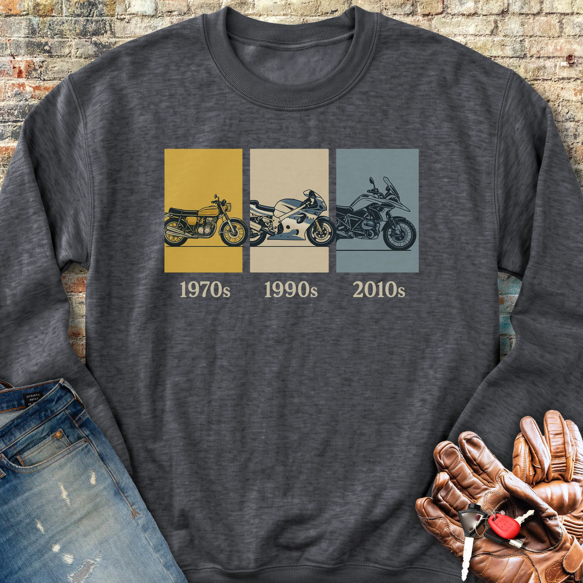 Decades Sweatshirt - Dark Heather