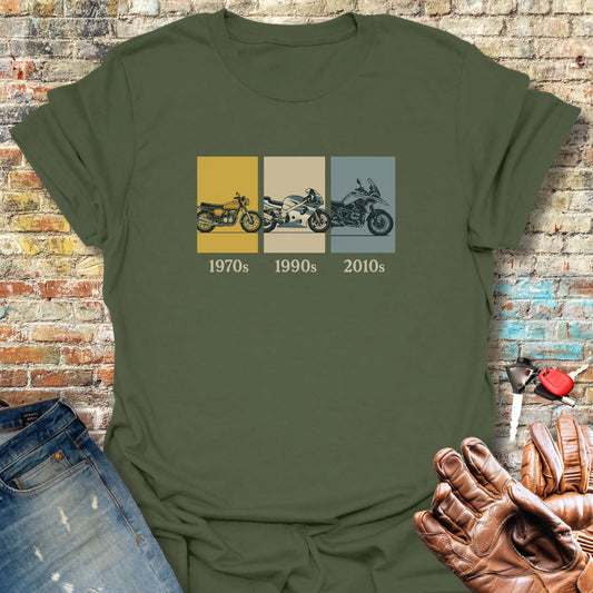 Decades T-Shirt - Military Green