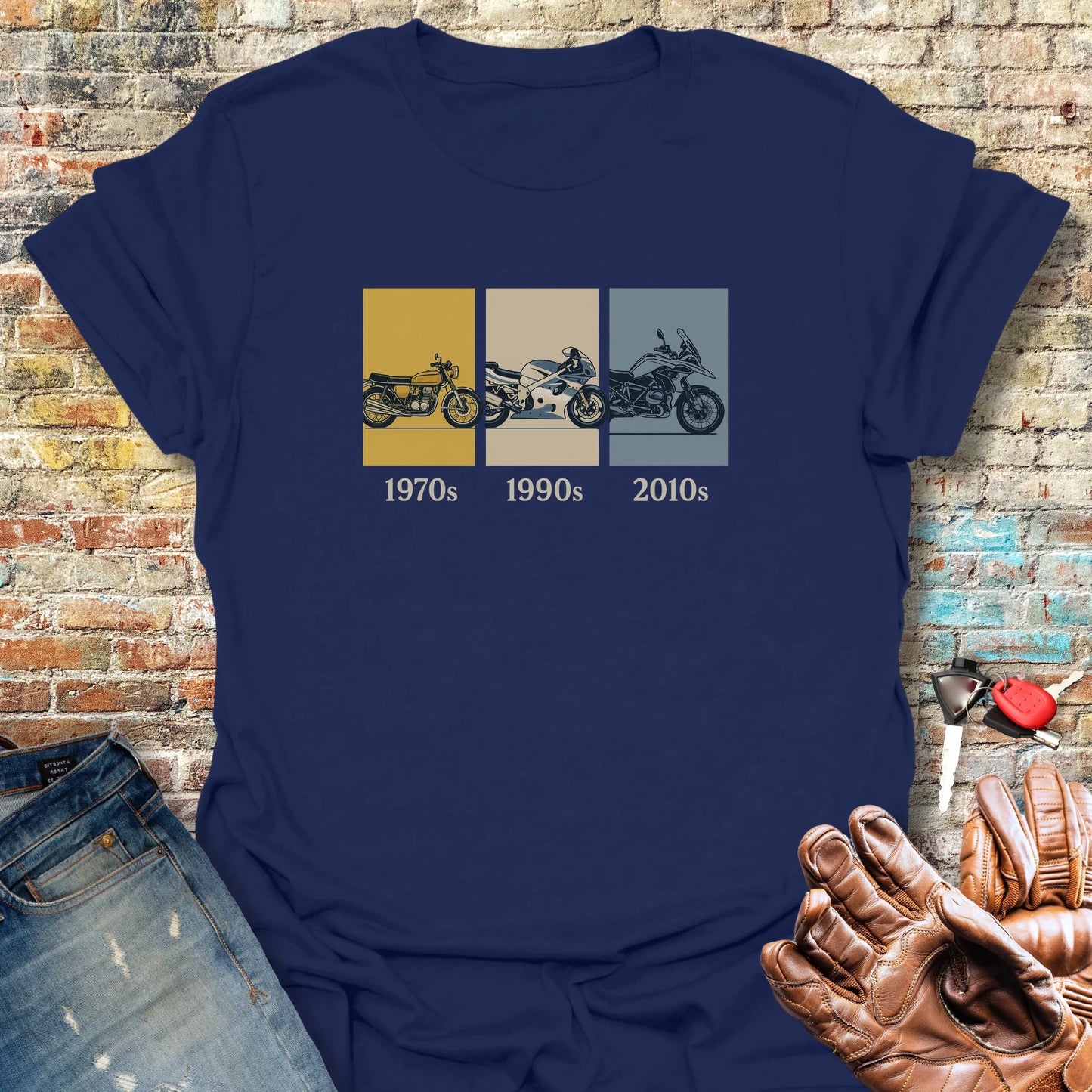 Decades T-Shirt - Navy