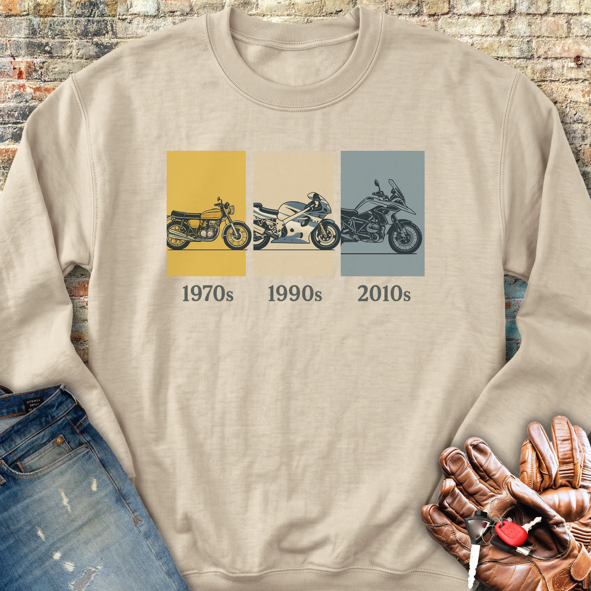 Decades Sweatshirt - Sand