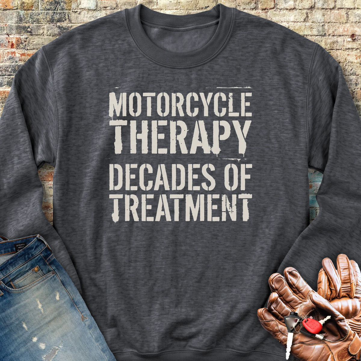 Decades Of Treatment Sweatshirt - Dark Heather