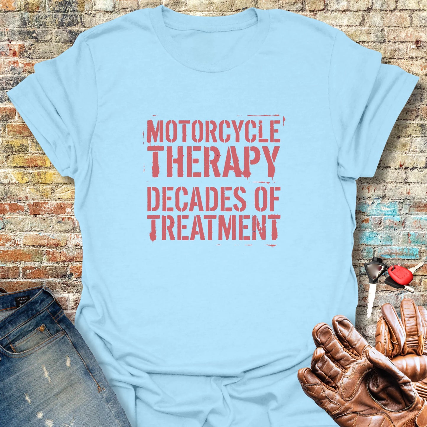 Decades Of Treatment T-Shirt - Light Blue