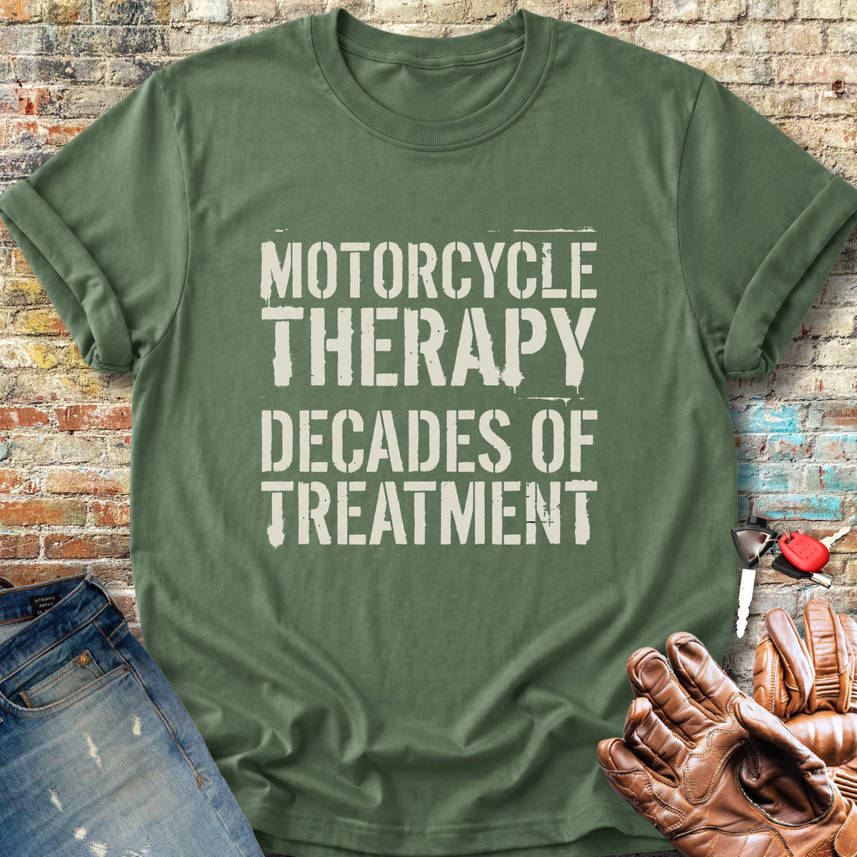 Decades Of Treatment Classic T-Shirt - Military Green