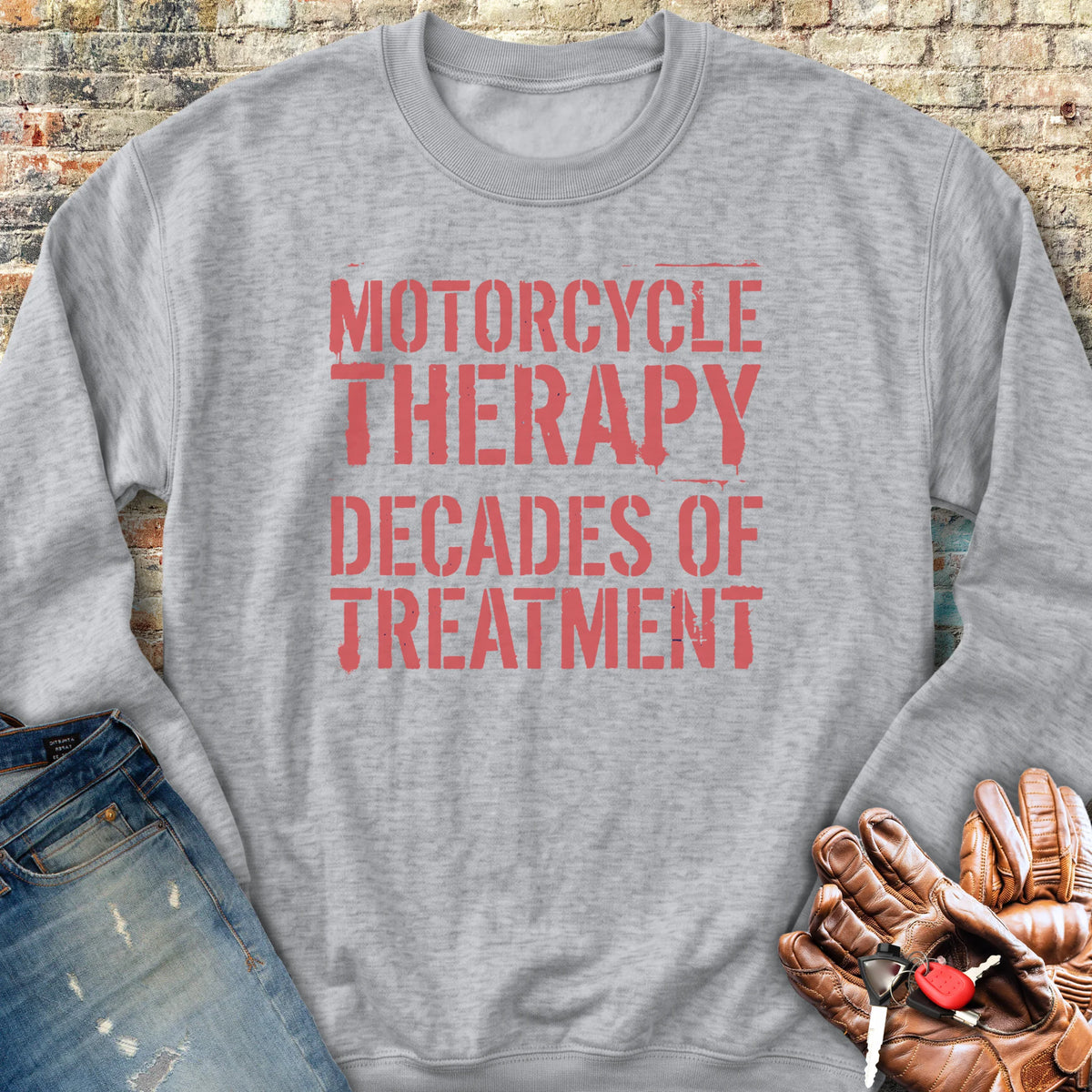 Decades Of Treatment Sweatshirt - Sport Grey