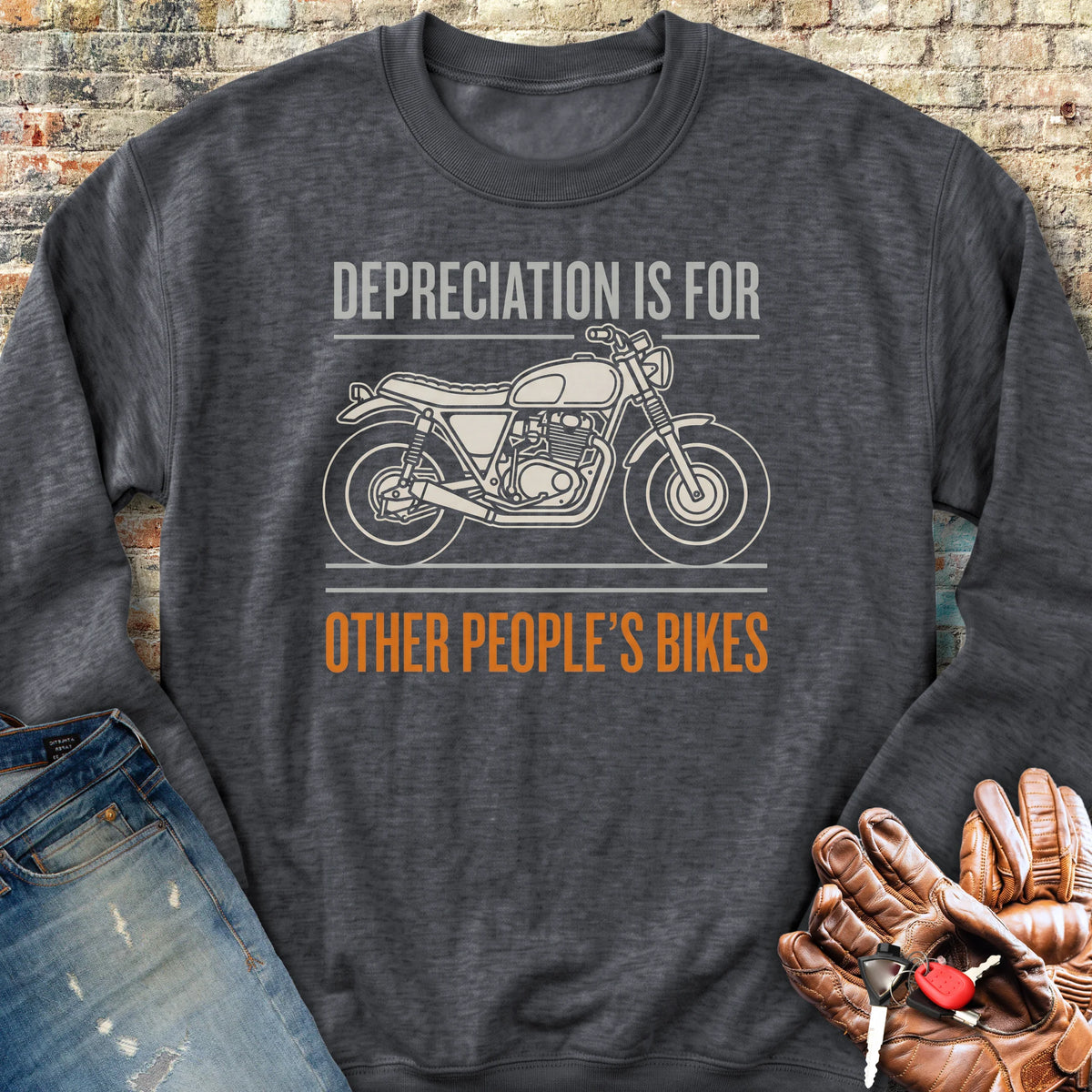 Depreciation Sweatshirt - Dark Heather