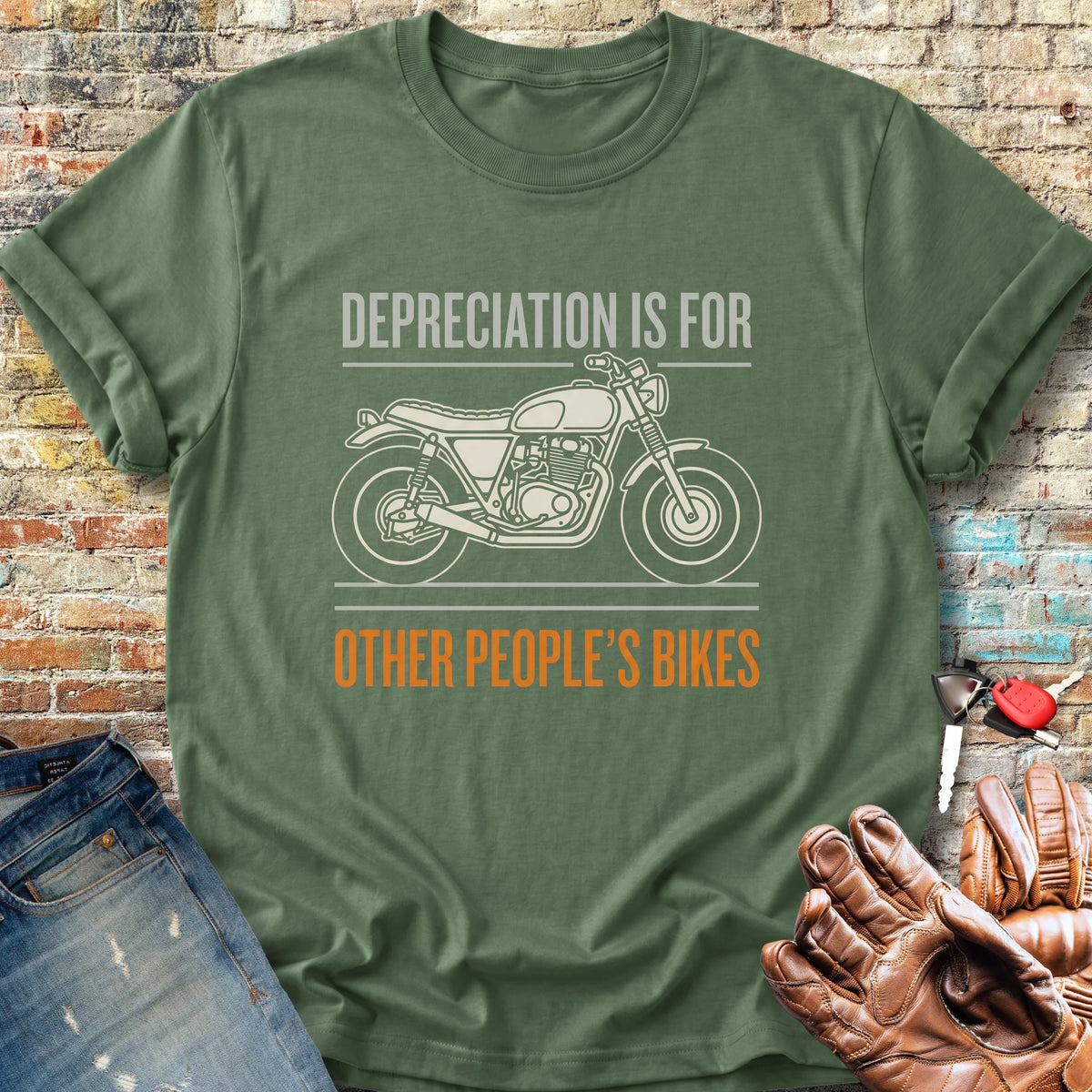 Depreciation Classic T-Shirt - Military Green
