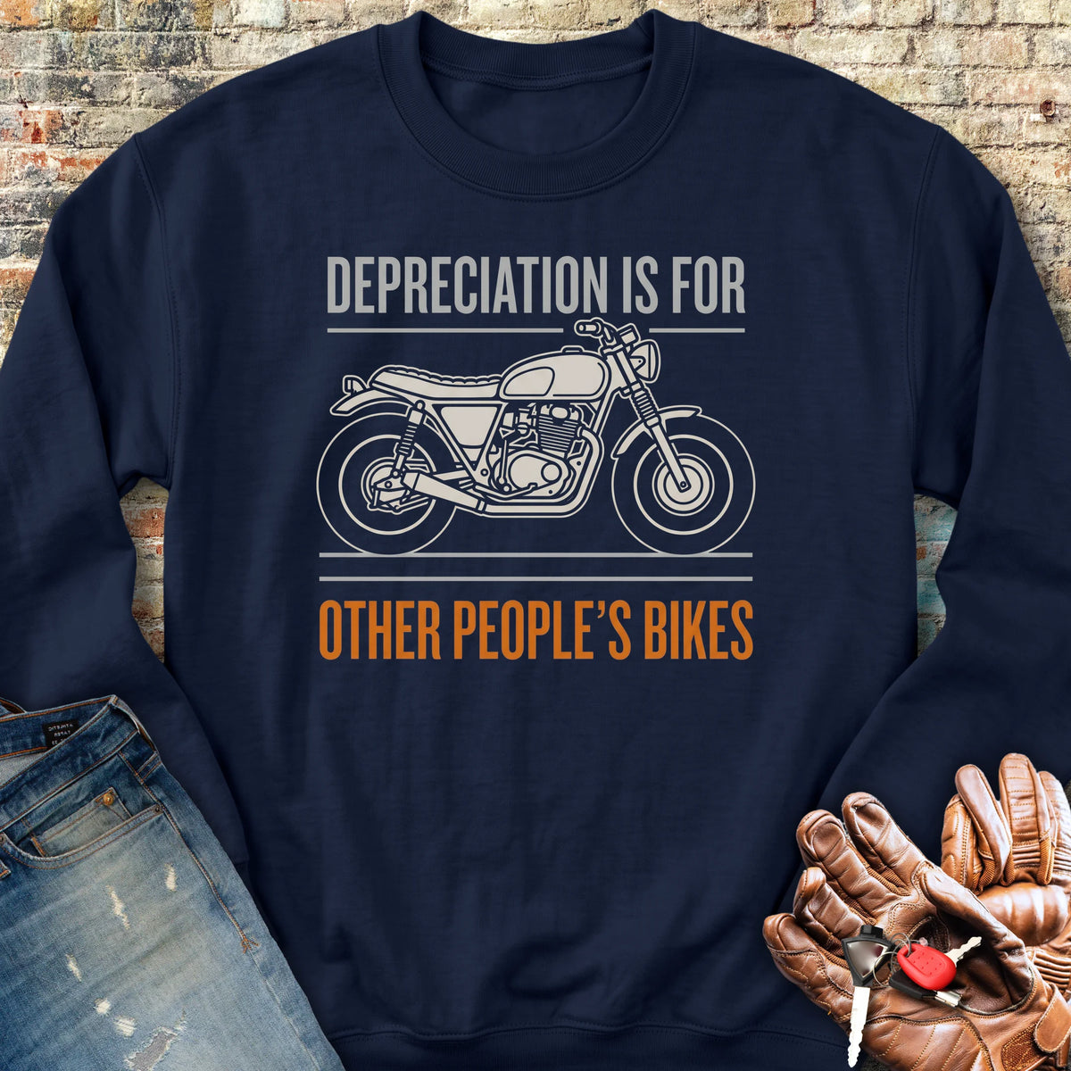 Depreciation Sweatshirt - Navy