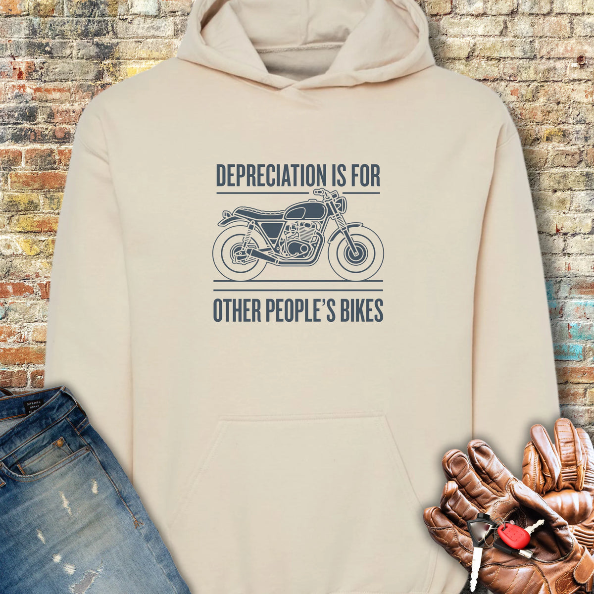 Depreciation Hoodie - Sand