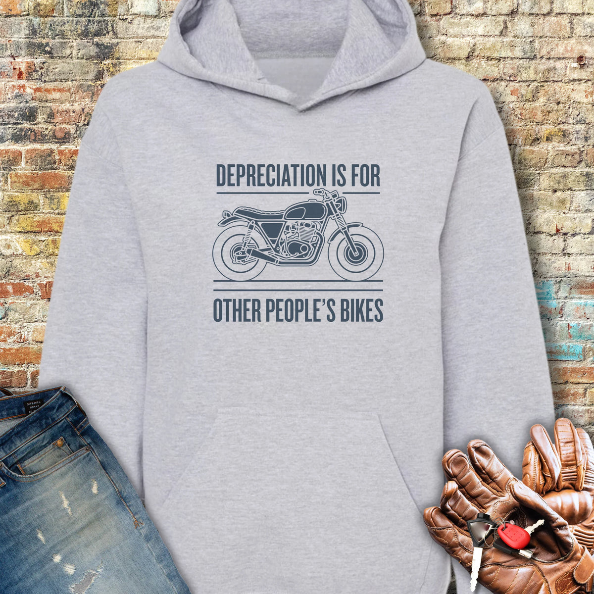 Depreciation Hoodie - Sport Grey