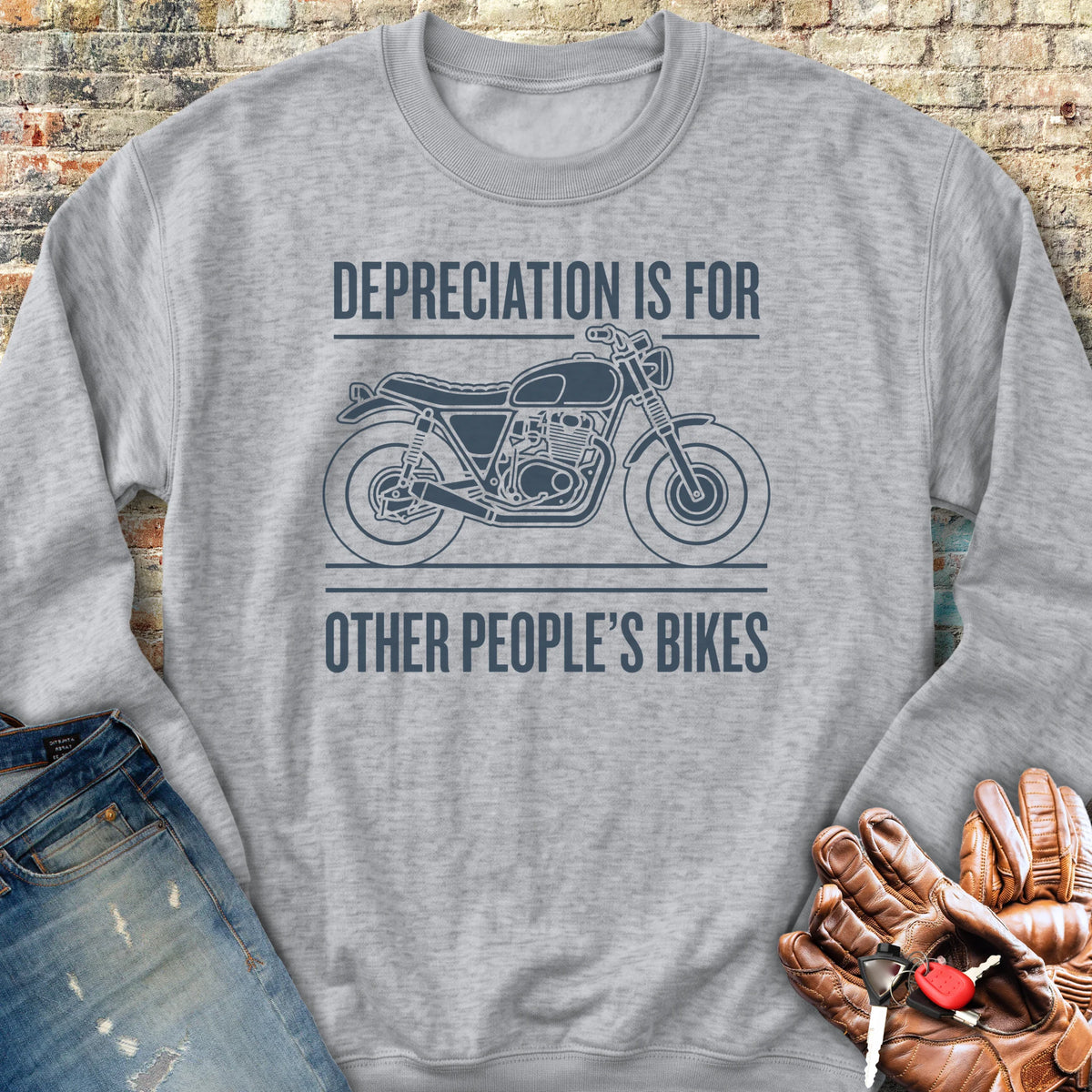 Depreciation Sweatshirt - Sport Grey
