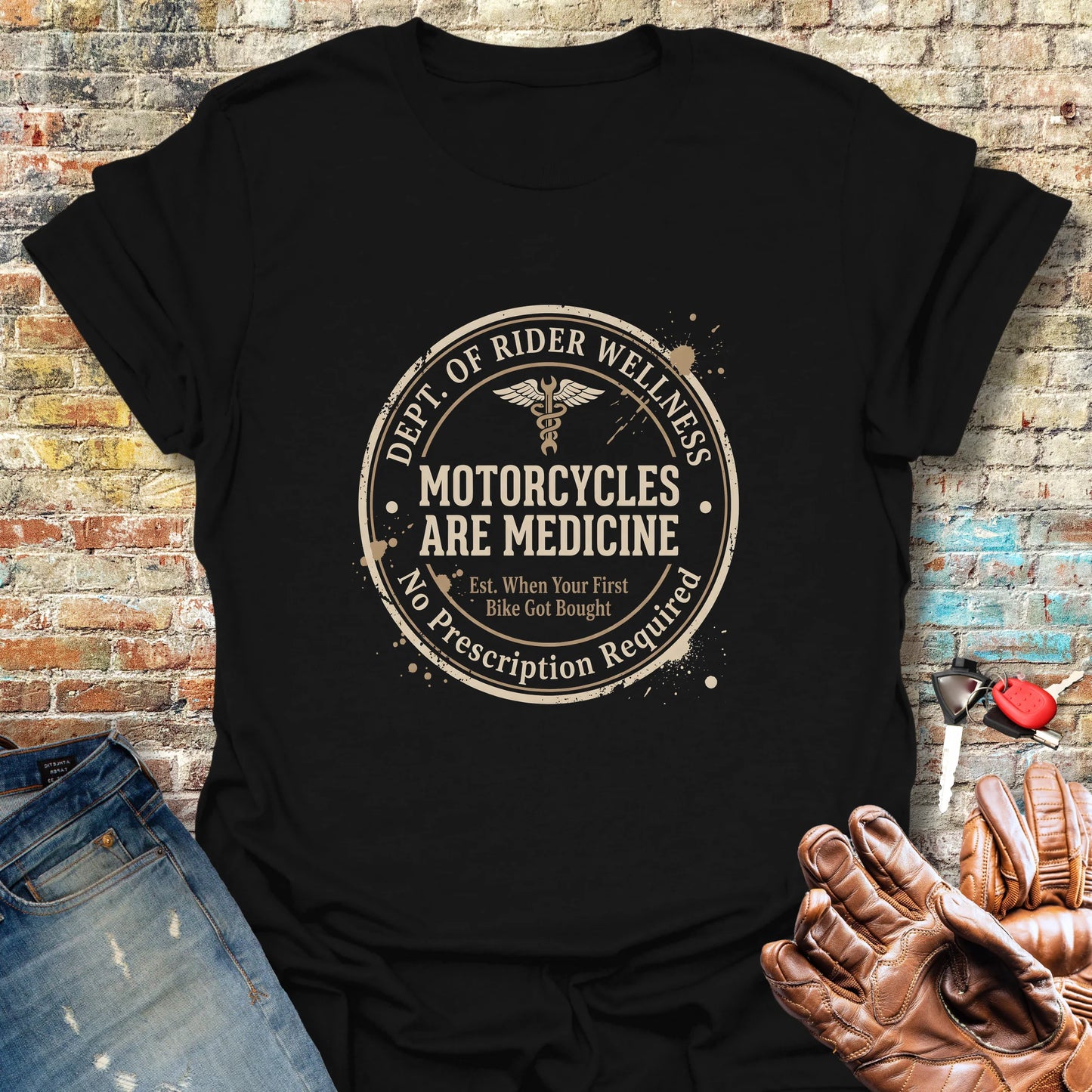 Dept. of Rider Wellness T-Shirt - Black