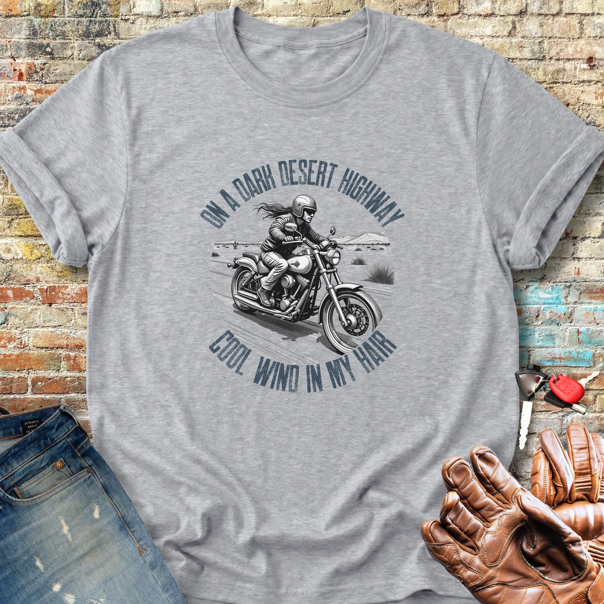 Desert Highway Classic T-Shirt - Sport Grey