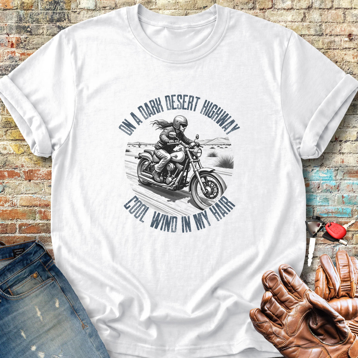 Desert Highway Classic T-Shirt - White