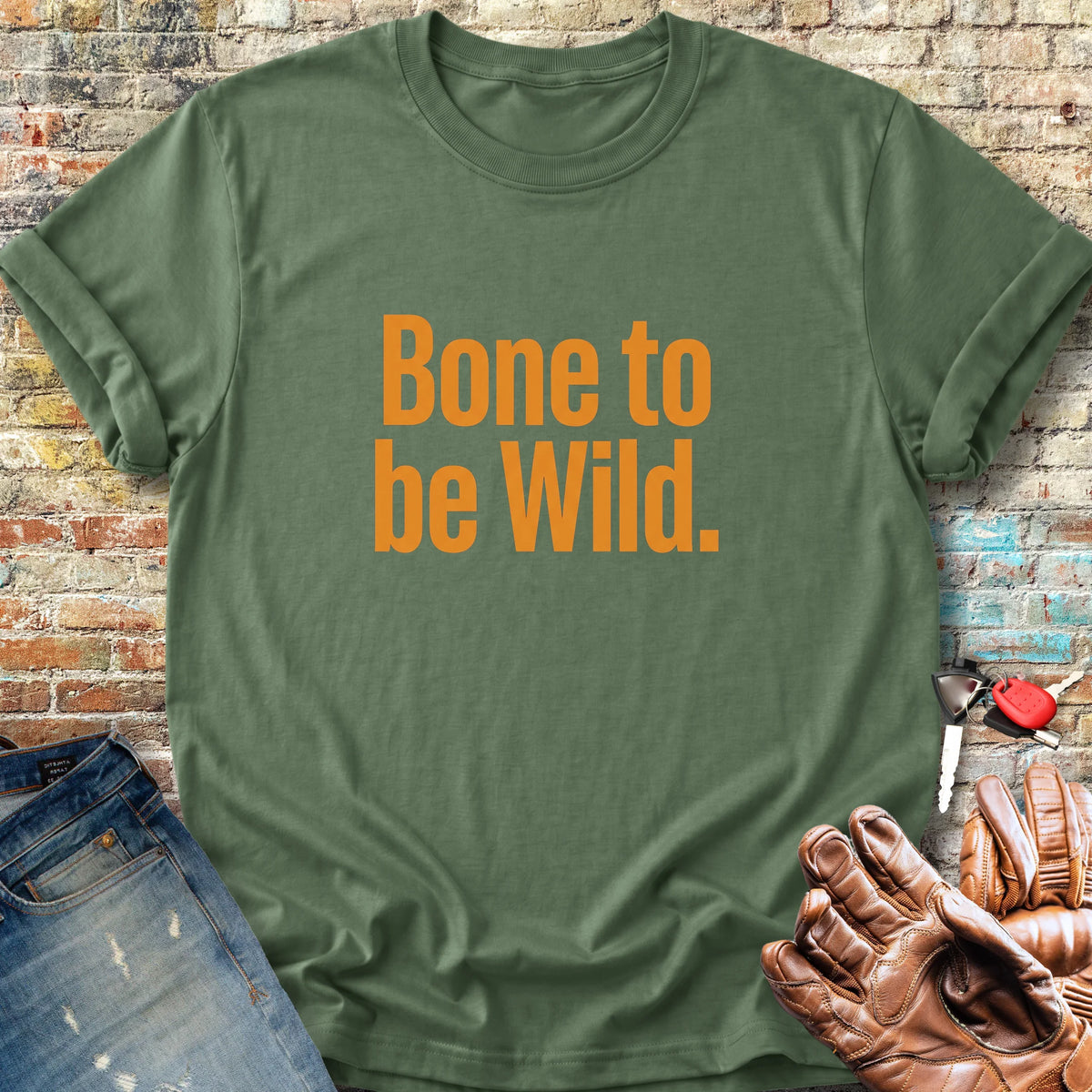 Devil Horns Classic T-Shirt - Military Green