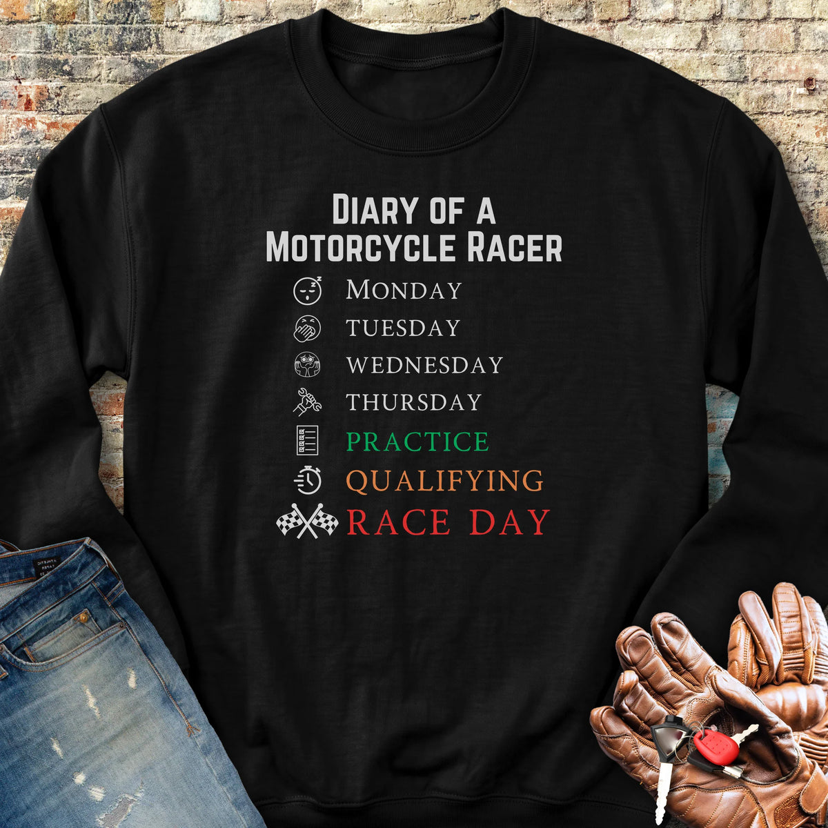 Diary Sweatshirt - Black