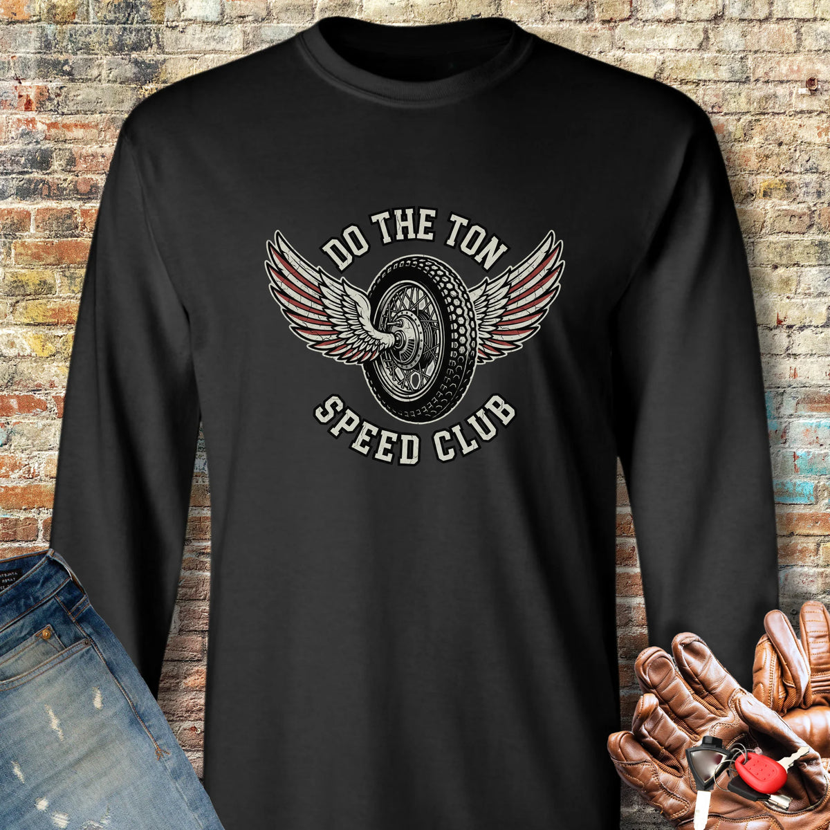 Do The Ton Long Sleeve T-Shirt - Black