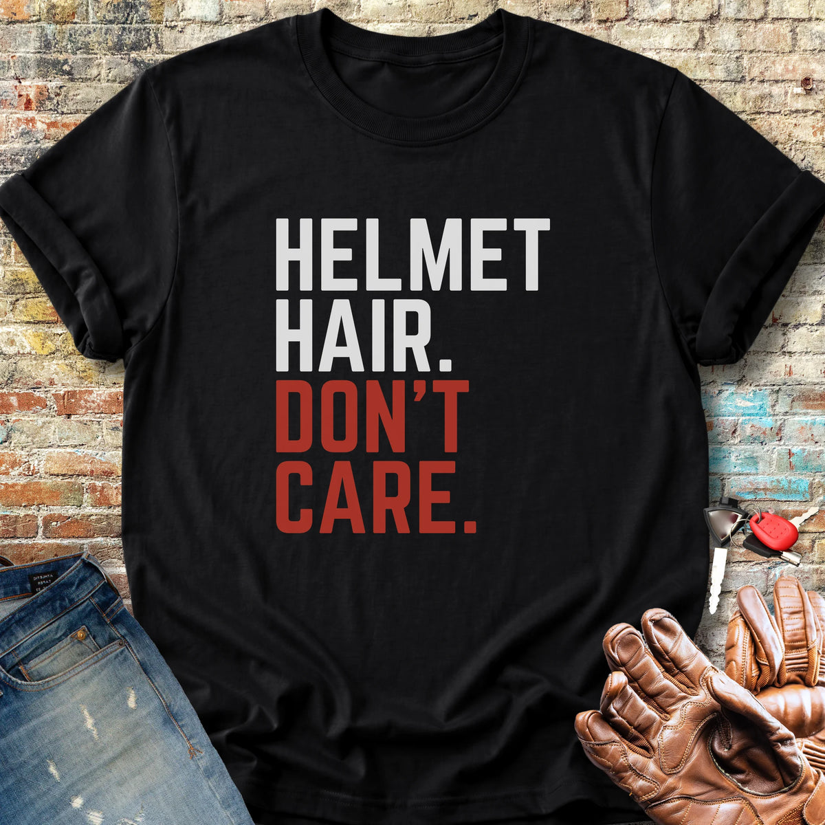 Don't Care Classic T-Shirt - Black