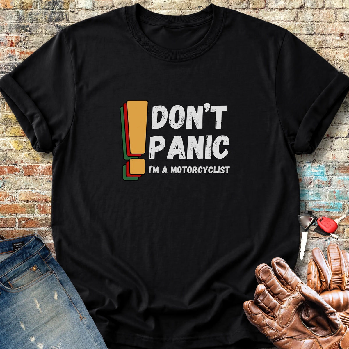 Don't Panic! Classic T-Shirt - Black