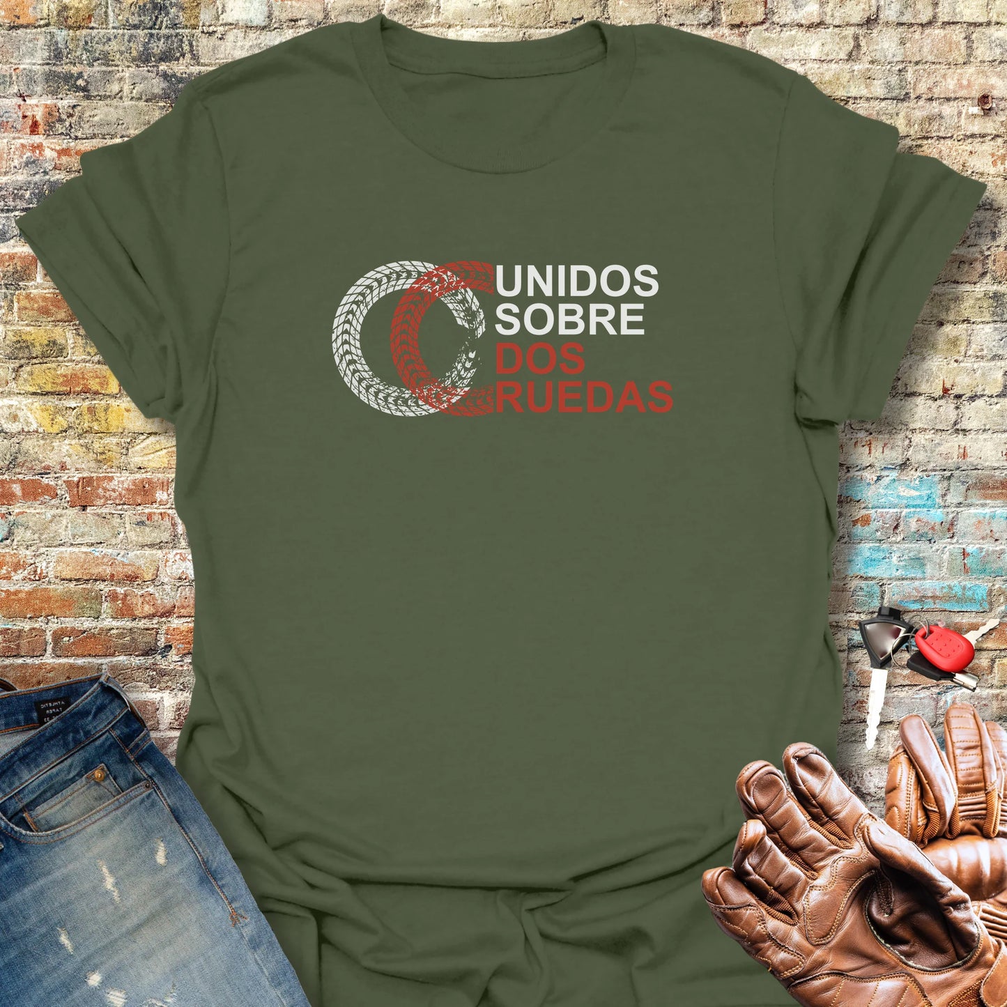 Dos Ruedas T-Shirt - Military Green