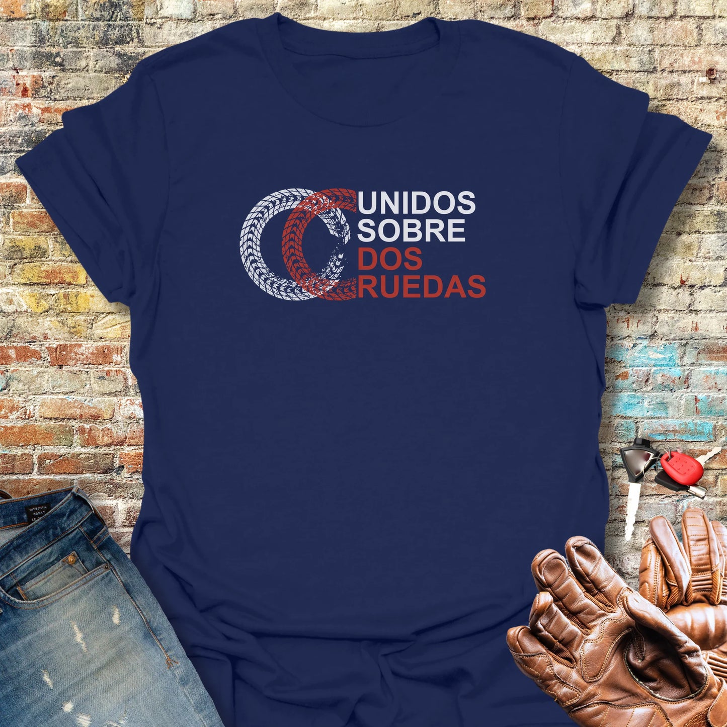 Dos Ruedas T-Shirt - Navy