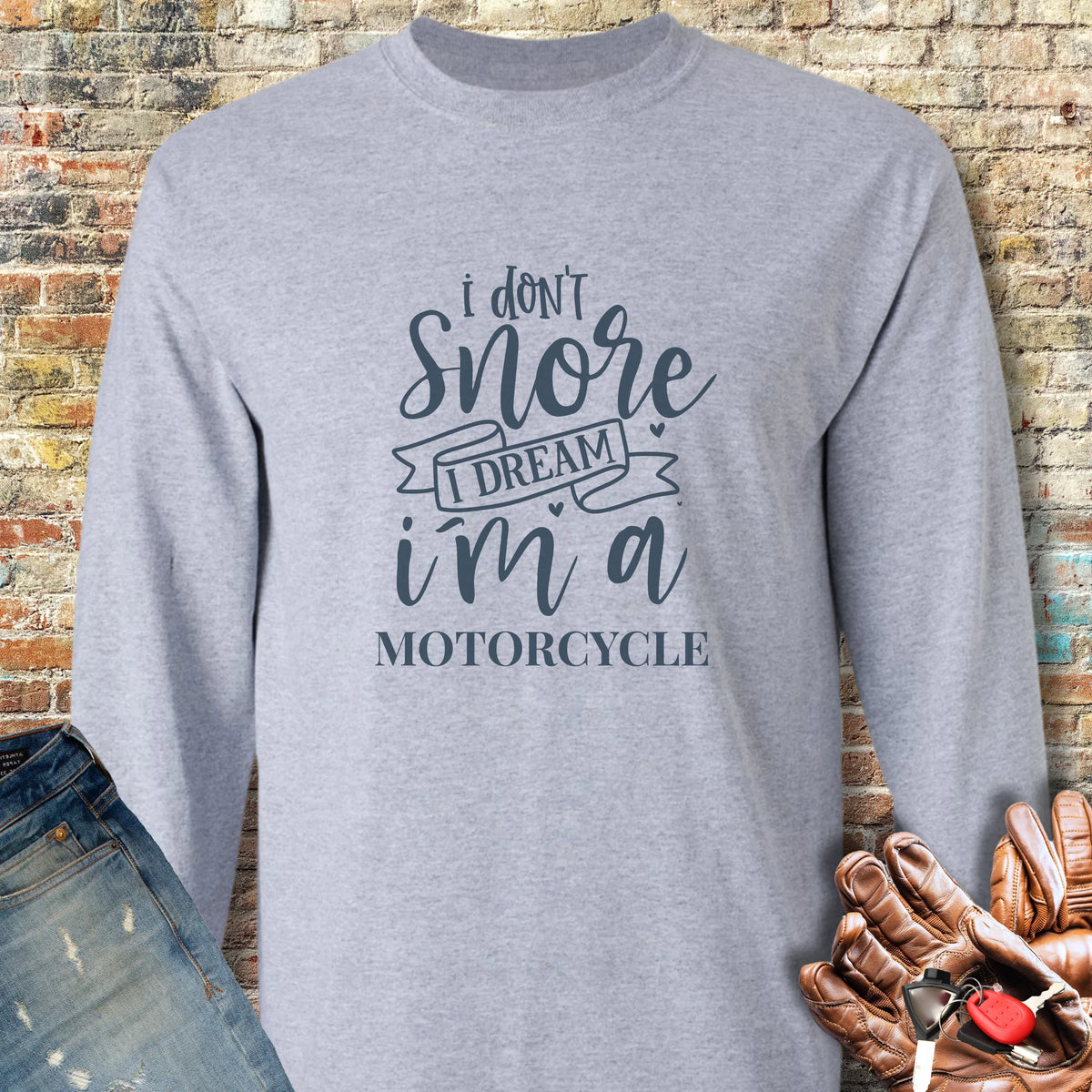 Dream Long Sleeve T-Shirt - Sport Grey