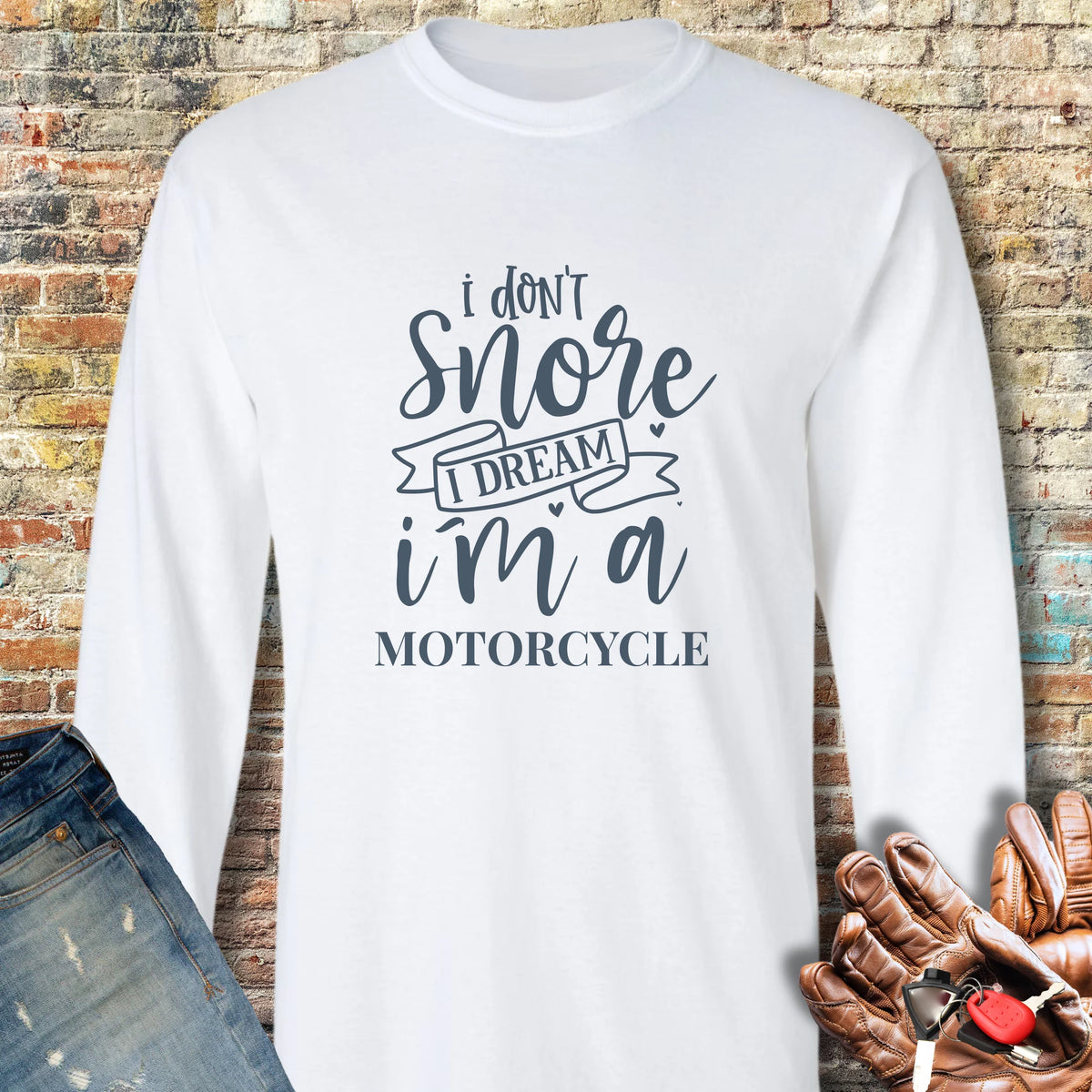 Dream Long Sleeve T-Shirt - White