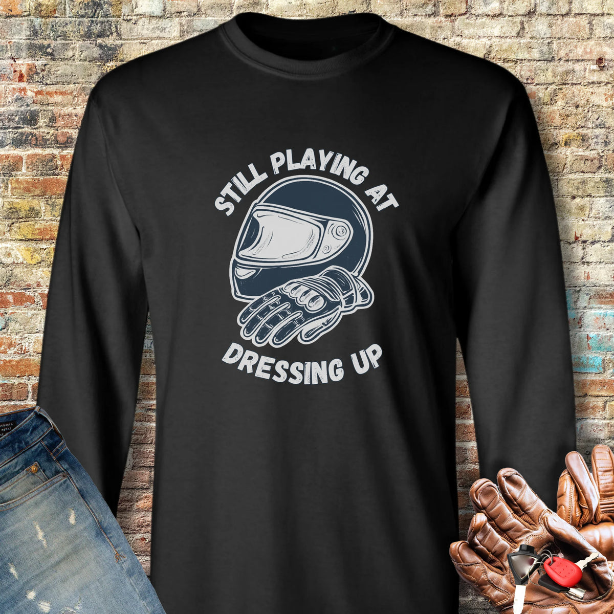 Dressing Up Long Sleeve T-Shirt - Black