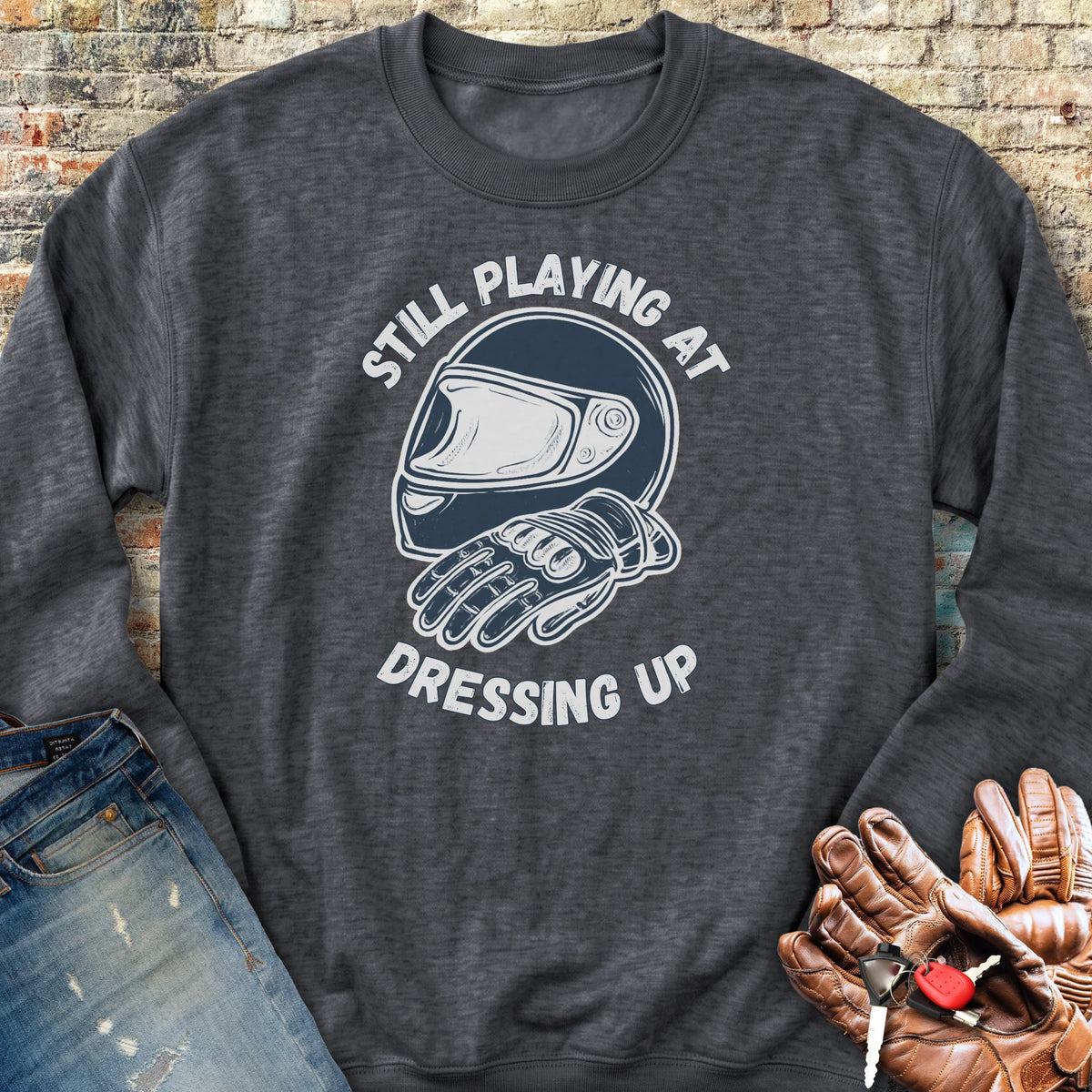Dressing Up Sweatshirt - Dark Heather