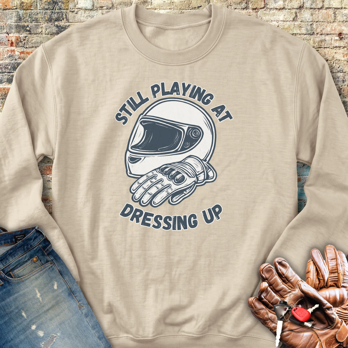 Dressing Up Sweatshirt - Sand