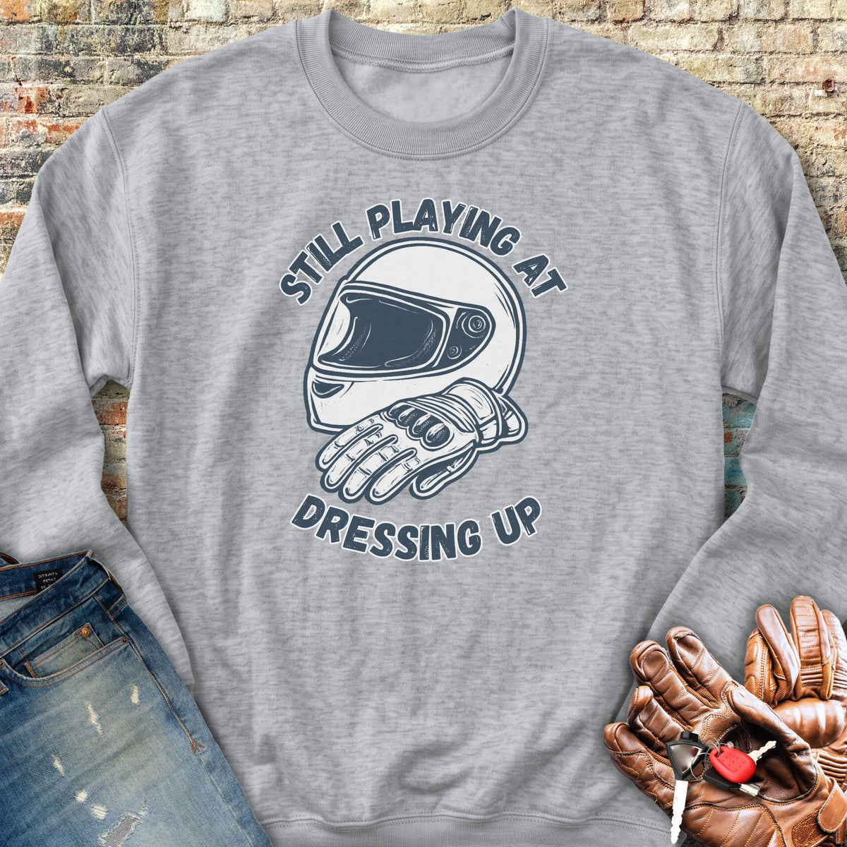 Dressing Up Sweatshirt - Sport Grey