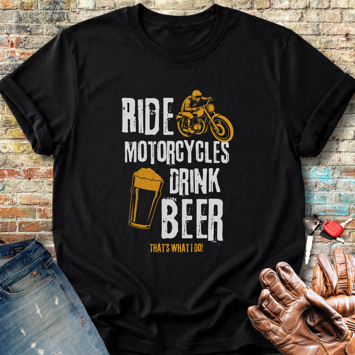 Drink Beer Classic T-Shirt - Black
