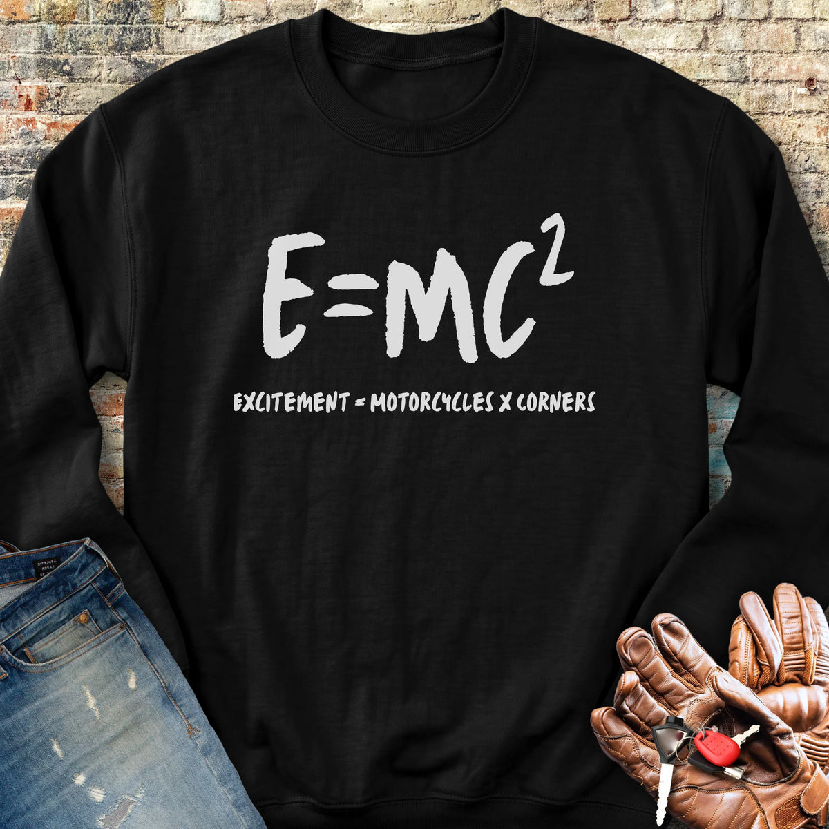 E=MC2 Sweatshirt - Black