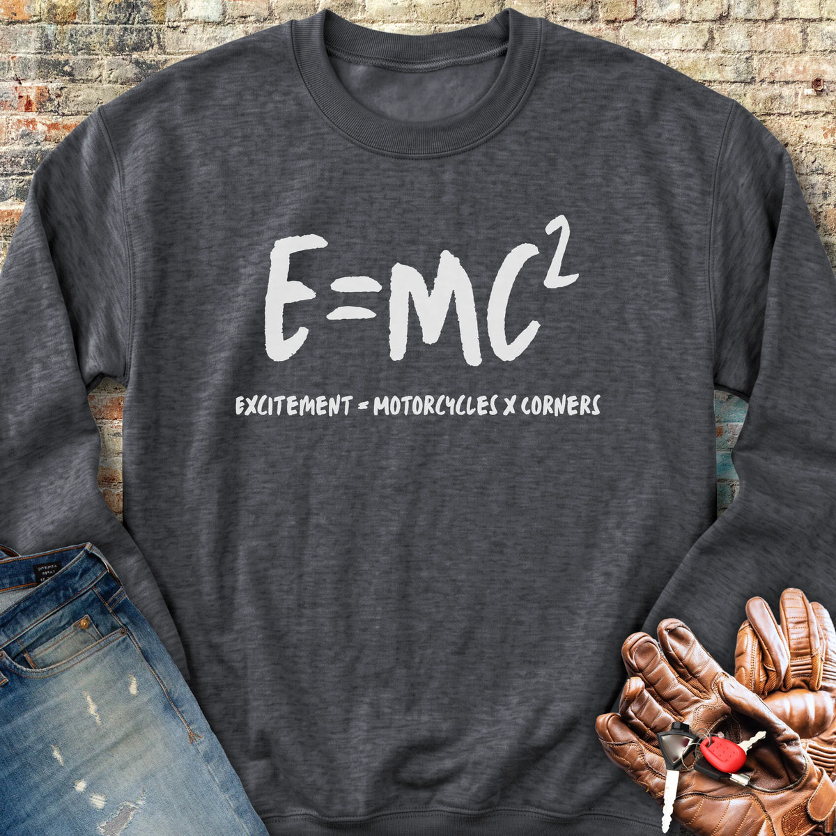 E=MC2 Sweatshirt - Dark Heather