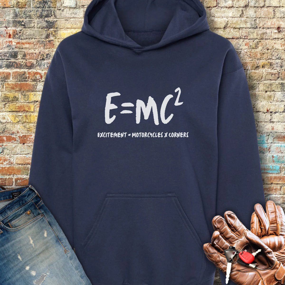 E=MC2 Hoodie - Navy