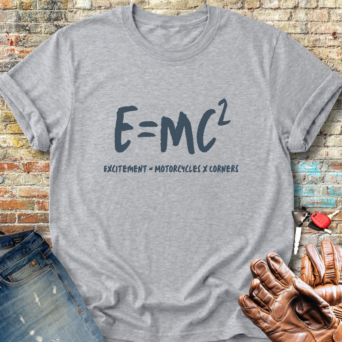 E=MC2 Classic T-Shirt - Sport Grey