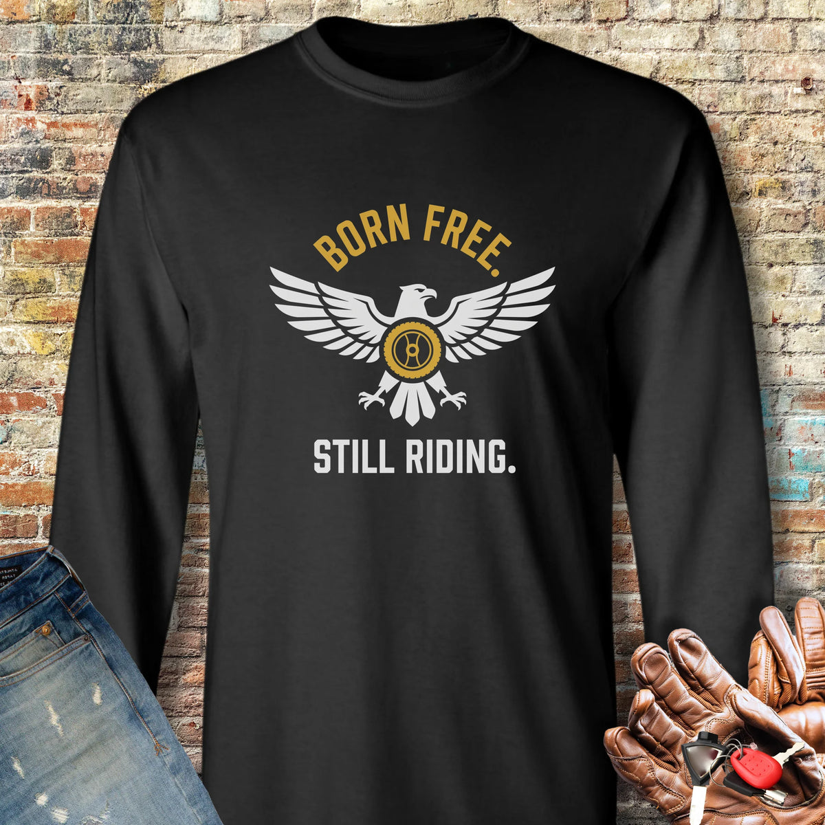 Eagle 250th Long Sleeve T-Shirt - Black